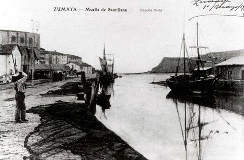 Zumaya. Muelle de Santillana