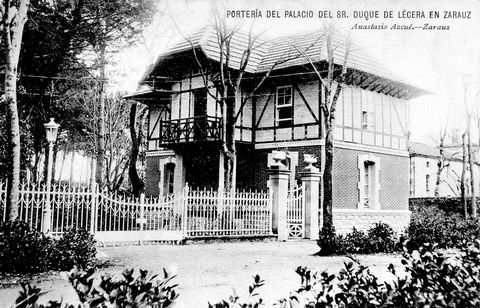 Portería del Palacio del Sr. Duque de Lécera en Zarautz