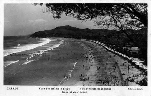 La playa de Zarautz