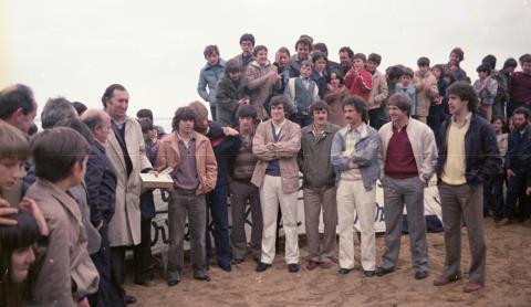 Finales de playeros de 1981. Jugadores de la Real Sociedad