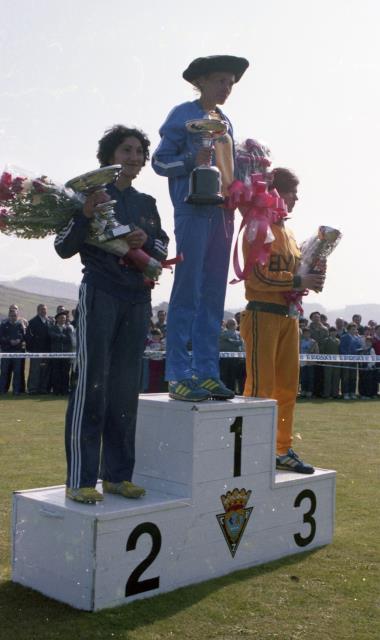 Campeonato de España de Cross. Entrega de premios.